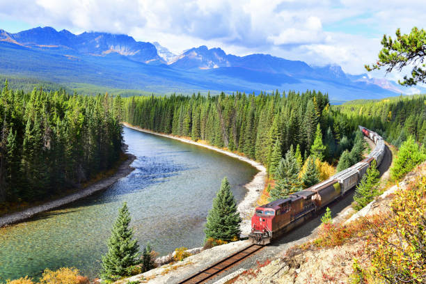 Canadian Rockies Train View